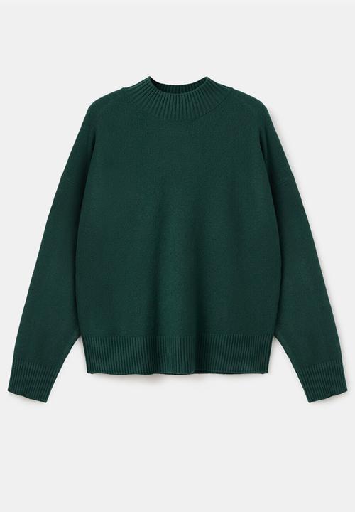 MANGO - Sweater ameli - dark green