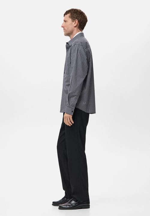 MANGO - Camisa Vichy - Black