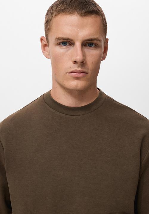 MANGO - Sudadera Nola - Dark Green