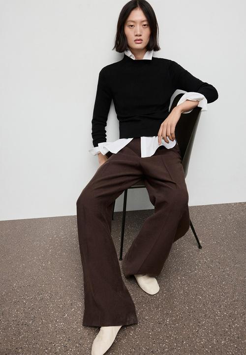 MANGO - Sweater hielo - black