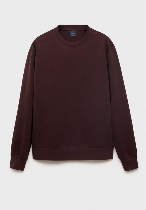 MANGO - Sudadera Nola - Bordeaux