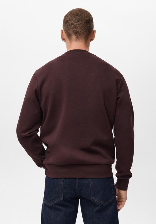 MANGO - Sudadera Nola - Bordeaux