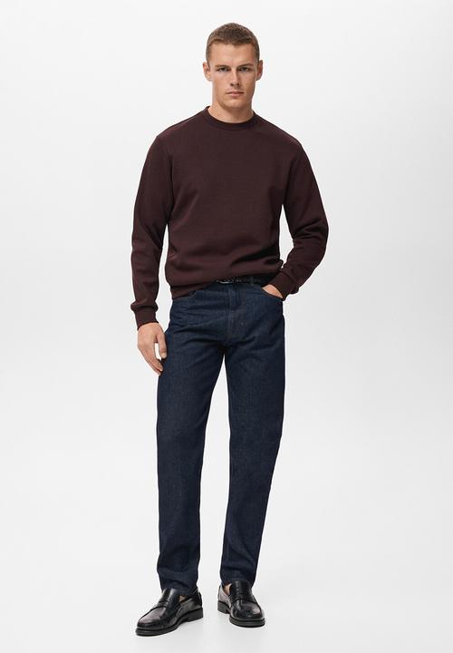 MANGO - Sudadera Nola - Bordeaux