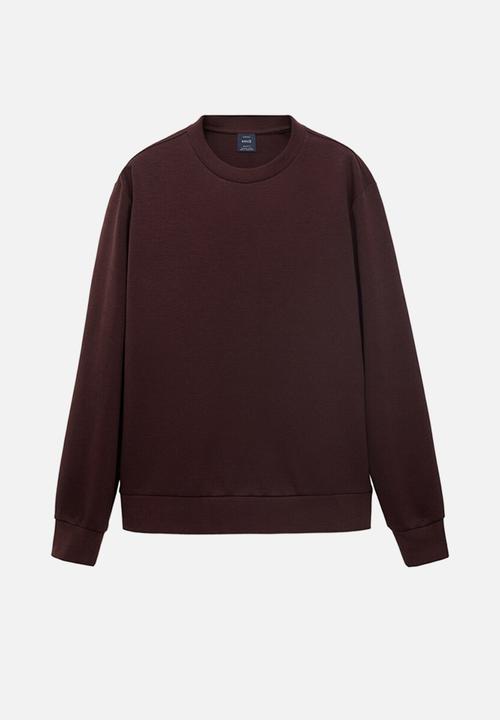 MANGO - Sudadera Nola - Bordeaux