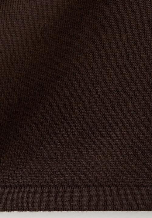 MANGO - Sweater cascada - dark brown