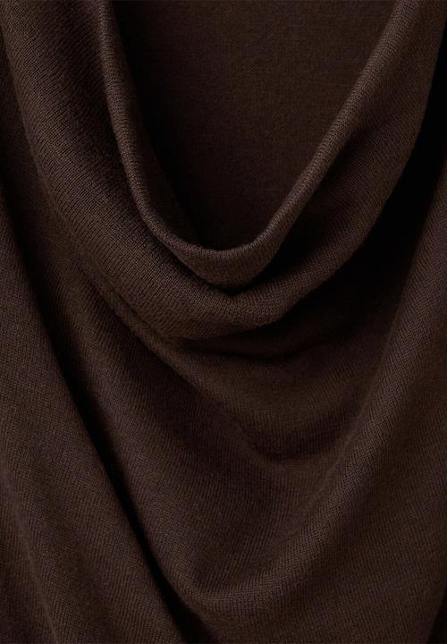 MANGO - Sweater cascada - dark brown