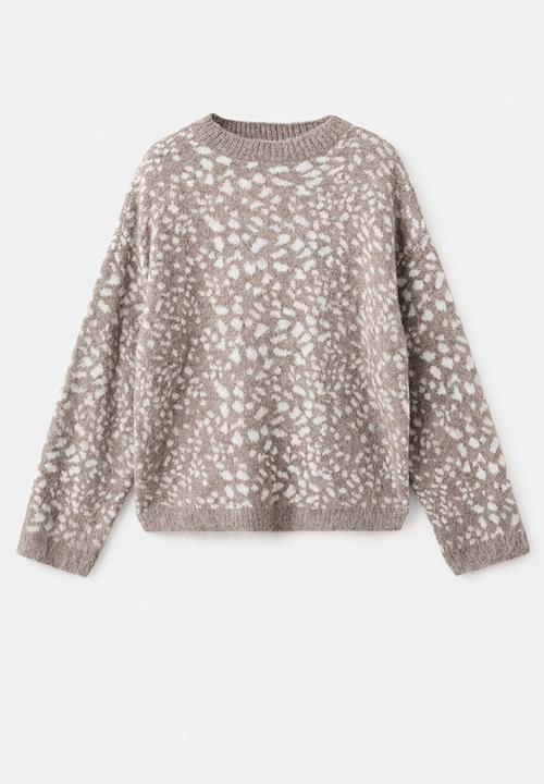 MANGO - Sweater pitiusa - light beige