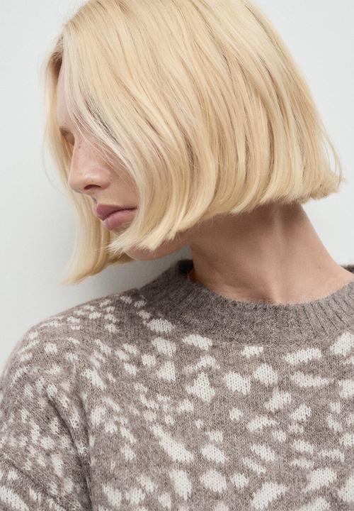 MANGO - Sweater pitiusa - light beige
