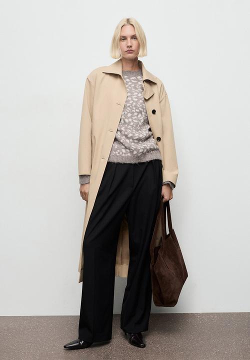 MANGO - Sweater pitiusa - light beige