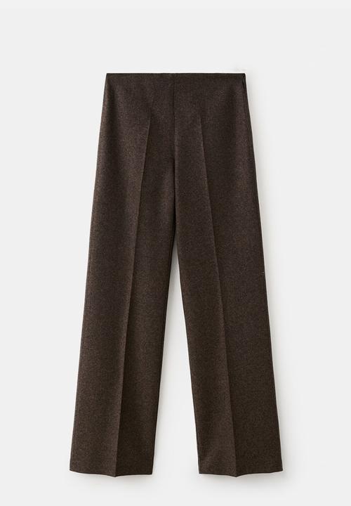 MANGO - Pants piper - brown
