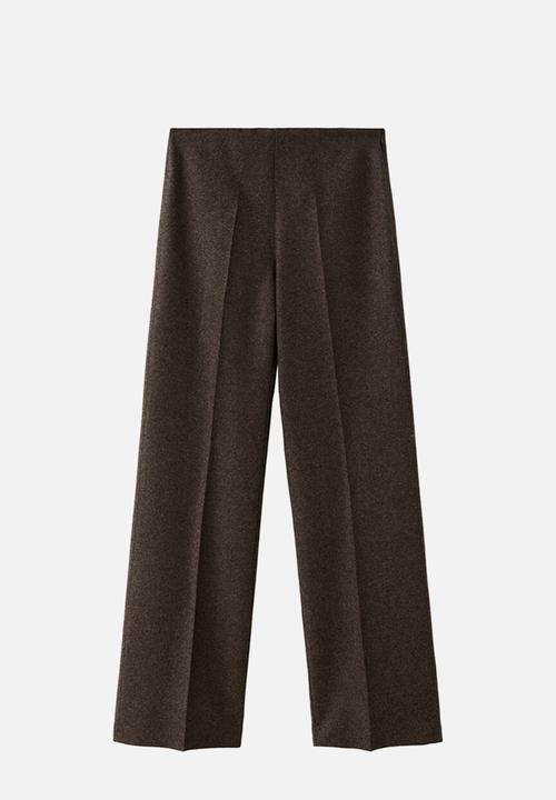 MANGO - Pants piper - brown