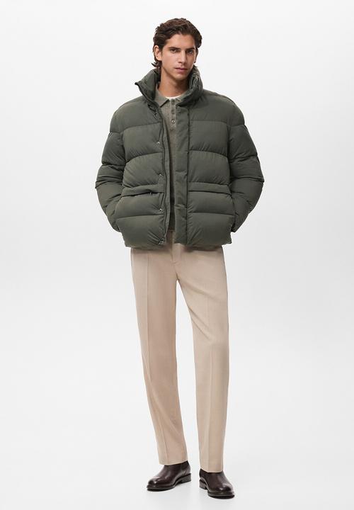 MANGO - Anorak Alonso - Dark Green