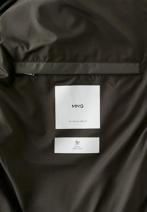 MANGO - Anorak Alonso - Dark Green