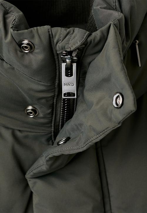 MANGO - Anorak Alonso - Dark Green