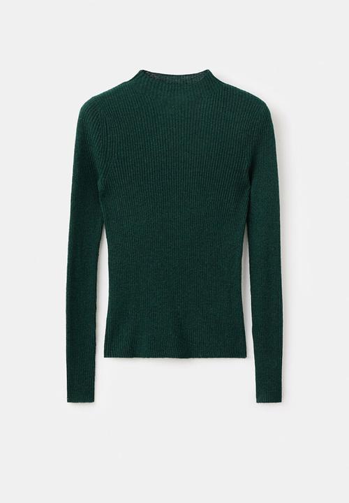 MANGO - Sweater agustina - dark green