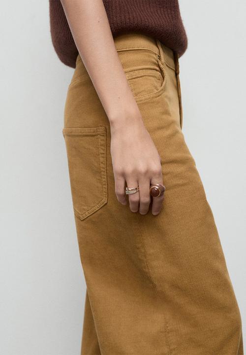 MANGO - Jeans newmaca - caramel