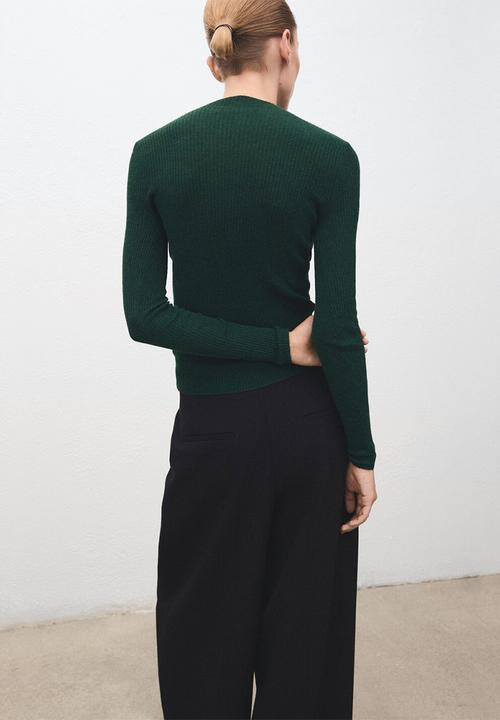 MANGO - Sweater agustina - dark green