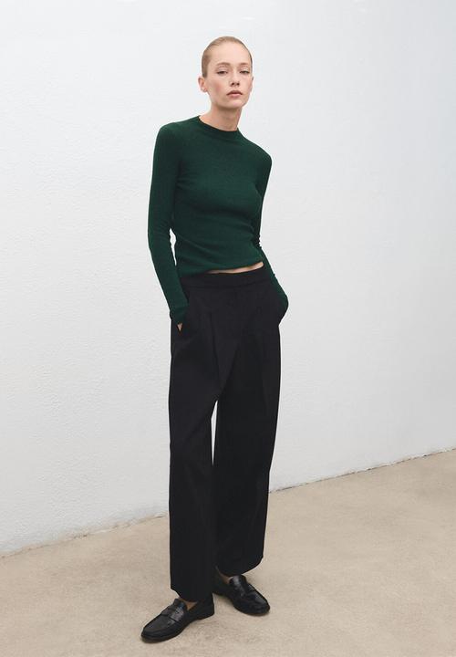 MANGO - Sweater agustina - dark green