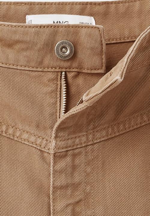 MANGO - Jeans blair - brown