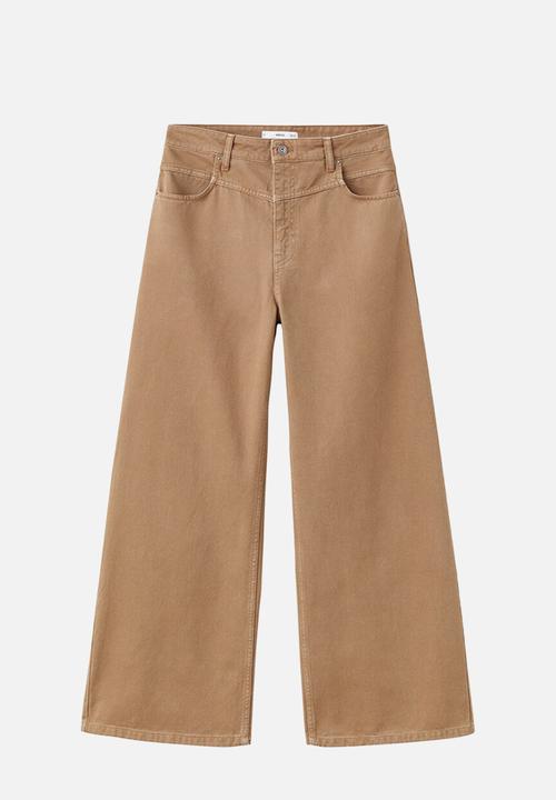 MANGO - Jeans blair - brown