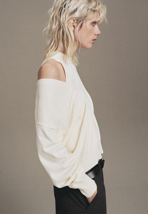 MANGO - Sweater duplex - light beige