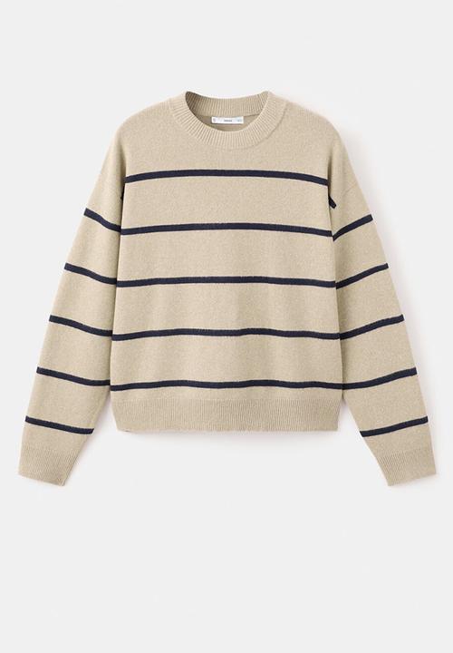MANGO - Sweater marina - light/pastel gray