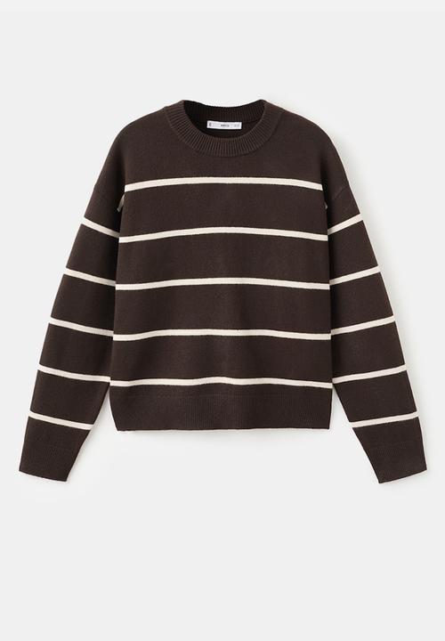 MANGO - Sweater marina - dark brown