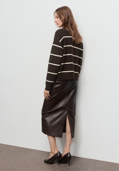 MANGO - Sweater marina - dark brown