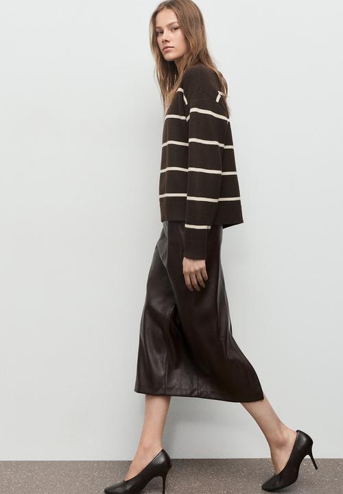 MANGO - Sweater marina - dark brown