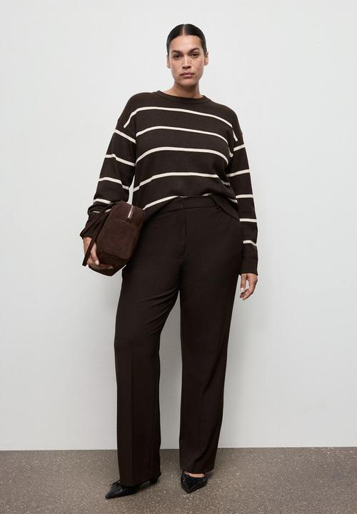 MANGO - Sweater marina - dark brown