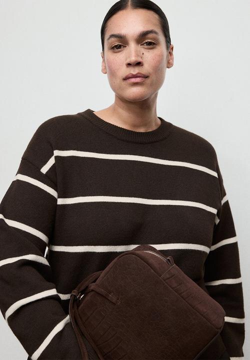 MANGO - Sweater marina - dark brown
