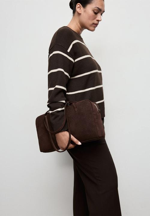 MANGO - Sweater marina - dark brown