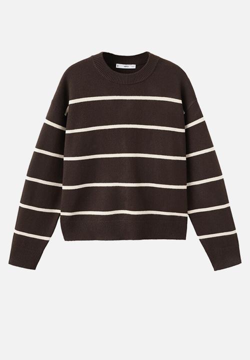 MANGO - Sweater marina - dark brown