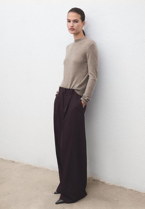 MANGO - Sweater bronco - light pastel gray