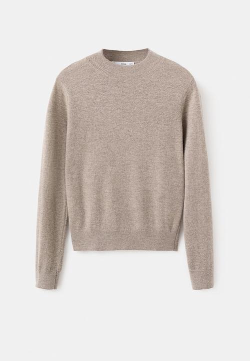 MANGO - Sweater bronco - light pastel gray