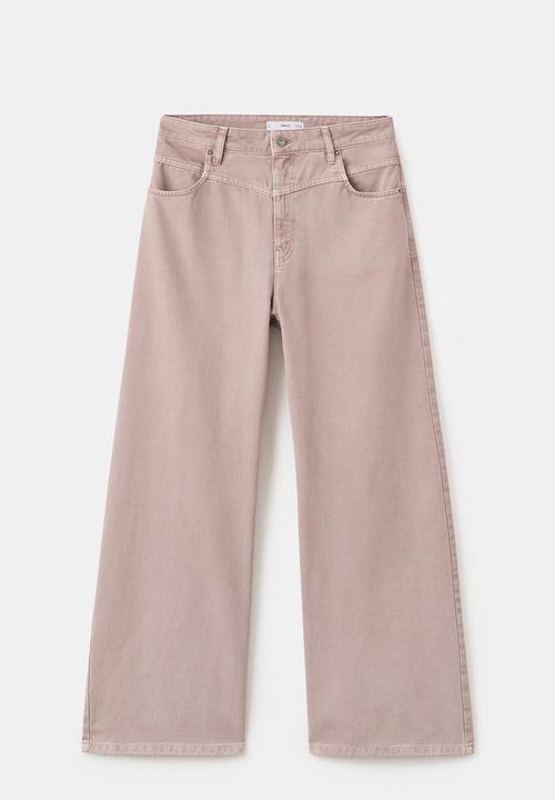 MANGO - Jeans blair - light/pastel pink