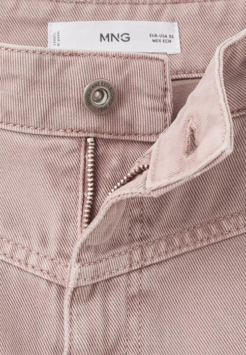 MANGO - Jeans blair - light/pastel pink