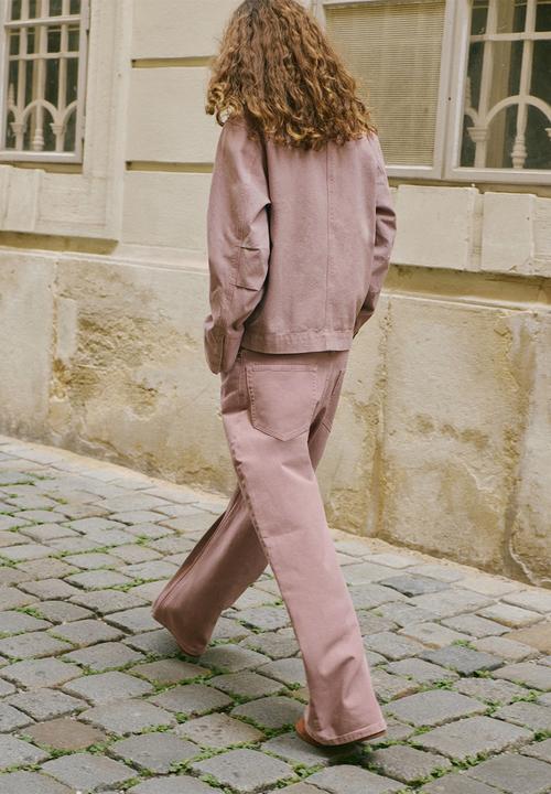 MANGO - Jeans blair - light/pastel pink