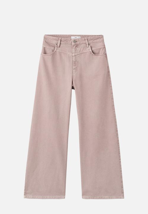 MANGO - Jeans blair - light/pastel pink