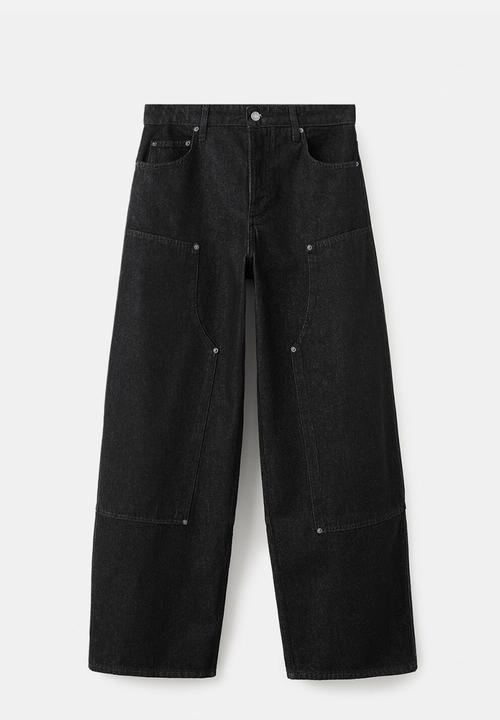 MANGO - Jeans sandra - black