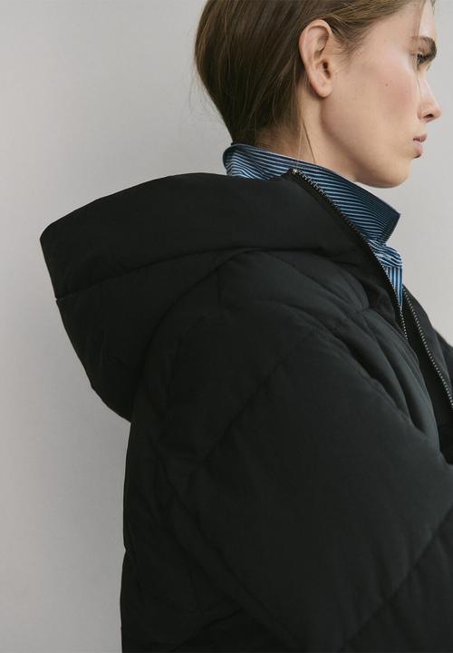 MANGO - Puffer coat donatelo - black