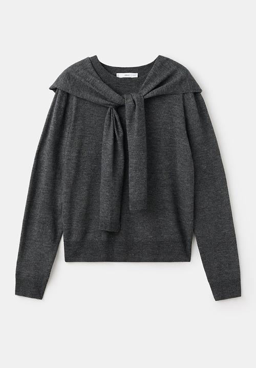 MANGO - Sweater academic - medium gray