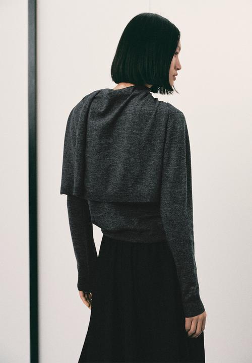 MANGO - Sweater academic - medium gray