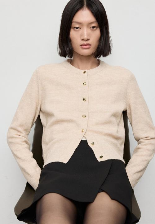 MANGO - Cardigan eliote - light beige
