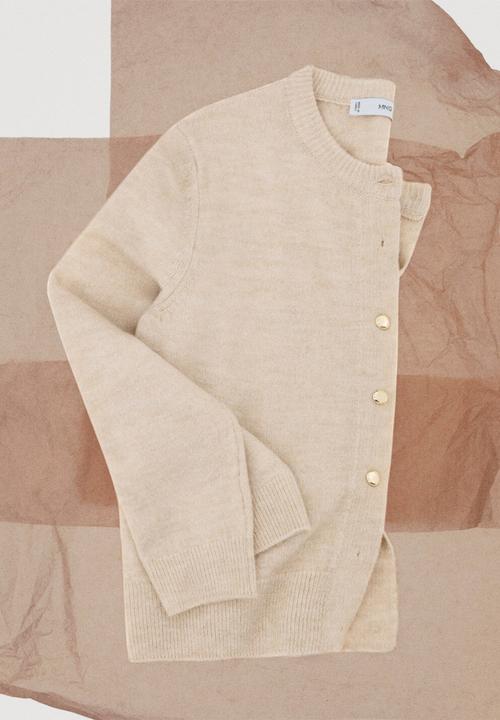 MANGO - Cardigan eliote - light beige