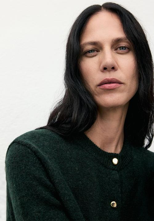 MANGO - Cardigan eliote - green