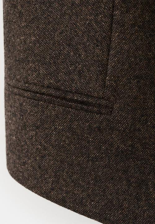 MANGO - Vest piper - brown
