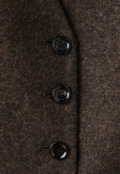 MANGO - Vest piper - brown