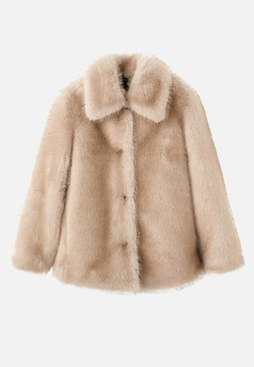 MANGO - Coat geneva - light beige