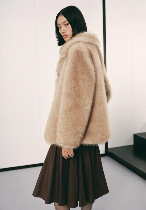 MANGO - Coat geneva - light beige
